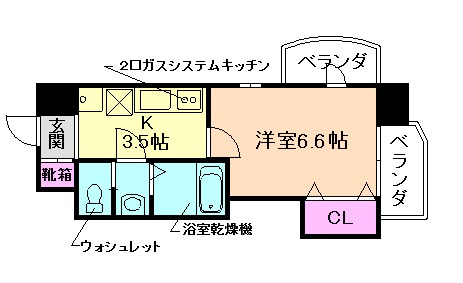 サムティ大阪CITY WESTの間取り写真