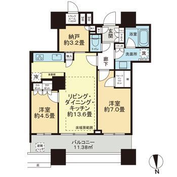 パークシティ大崎 ザ タワーの間取り写真