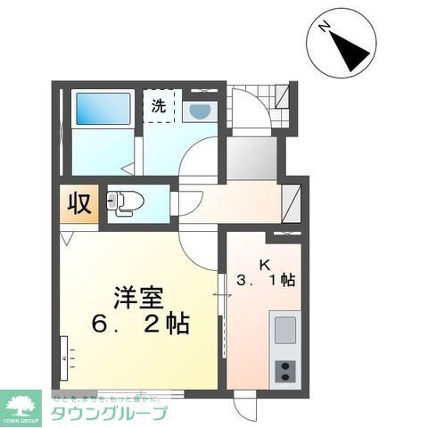 コーポ栞の間取り写真