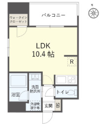 ＪＲ鹿児島本線 香椎駅 徒歩4分 11階建 築5年の間取り写真