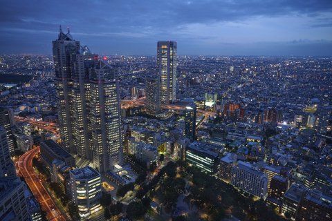 その他　新宿の夜景（東京都庁展望室）02（その他）まで962m