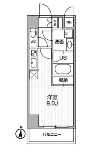 ALTERNA住吉の間取り写真