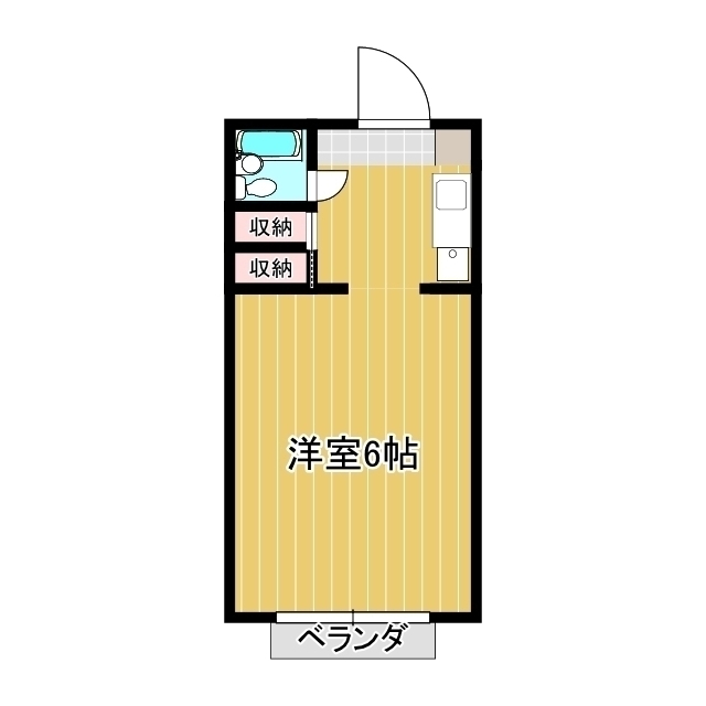 コーポタカハタの間取り写真