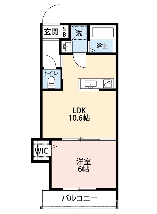 REGIES堺七道の間取り写真
