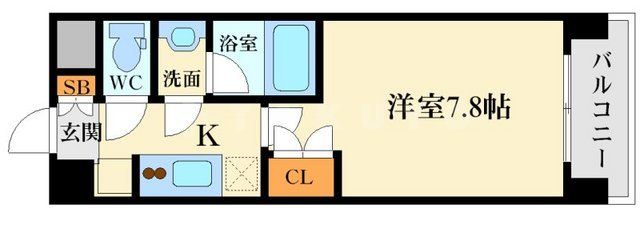 パークフラッツ江坂の間取り写真