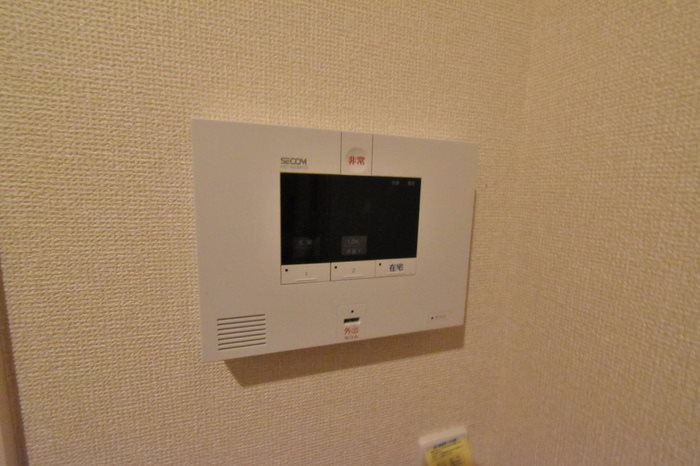 セキュリティ　来訪者の姿を確認できます。