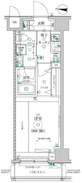 レアライズ清澄白河の間取り写真