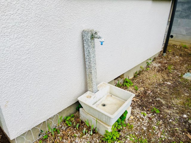 庭　お庭に水道があります。