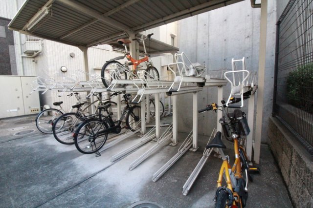 駐車場　駐輪場です。