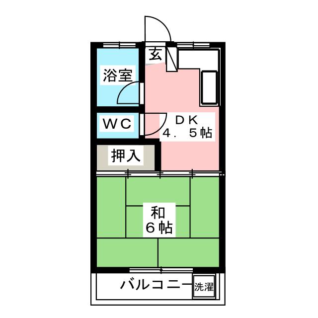 パークサイドハイツの間取り写真