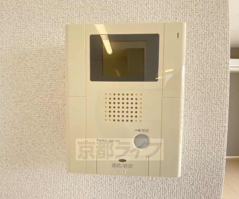 セキュリティ　ＴＶホンです。来訪者が確認出来ます。