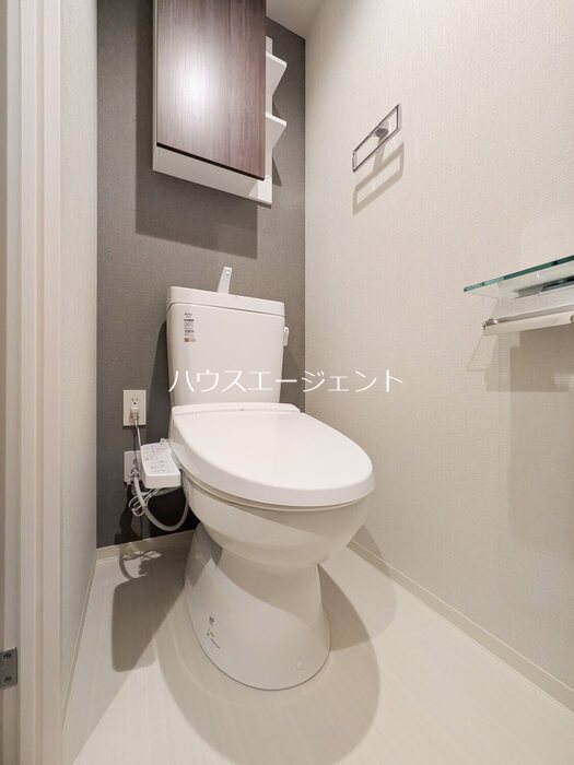 トイレ　清潔感のあるトイレ。