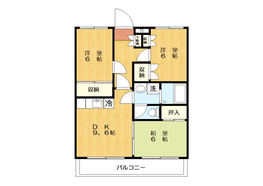 カリヨンカネカの間取り