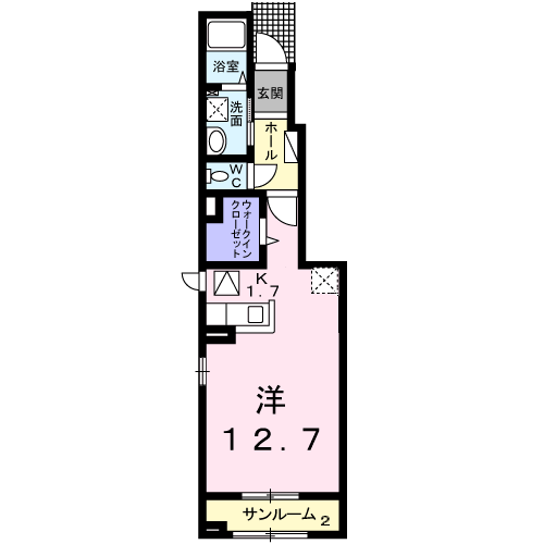 エストレージャAKITAの間取り