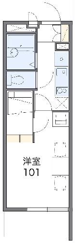 レオパレストルネード　舞阪の間取り