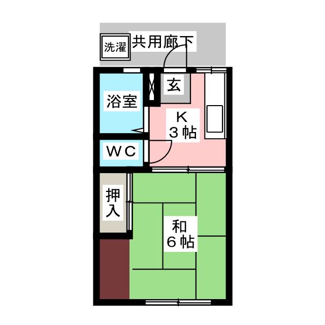 コーポ北島の間取り