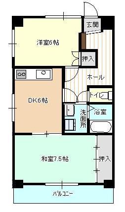 宮田アカマツハイツの間取り