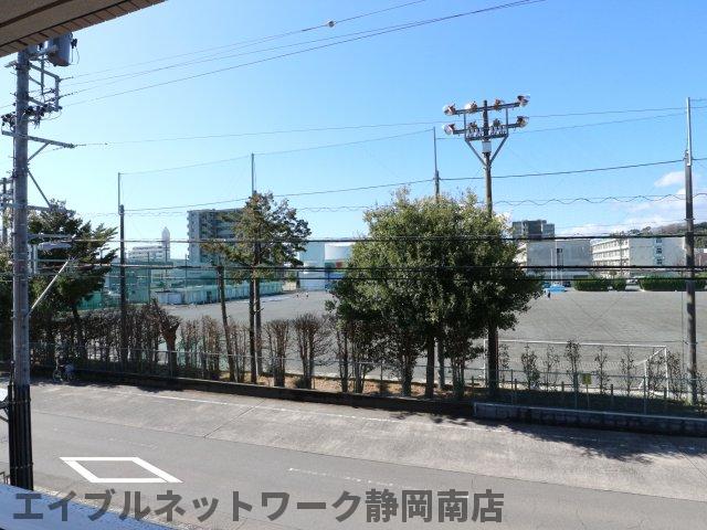 【静岡市駿河区豊田のマンションの眺望】