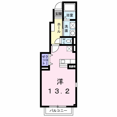 スウィートの間取り