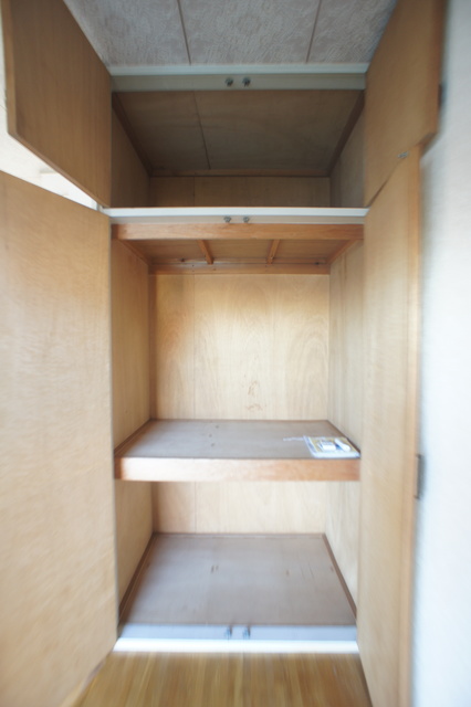 収納　奥行のある収納付です！増えがちな荷物をスッキリ収納できます！