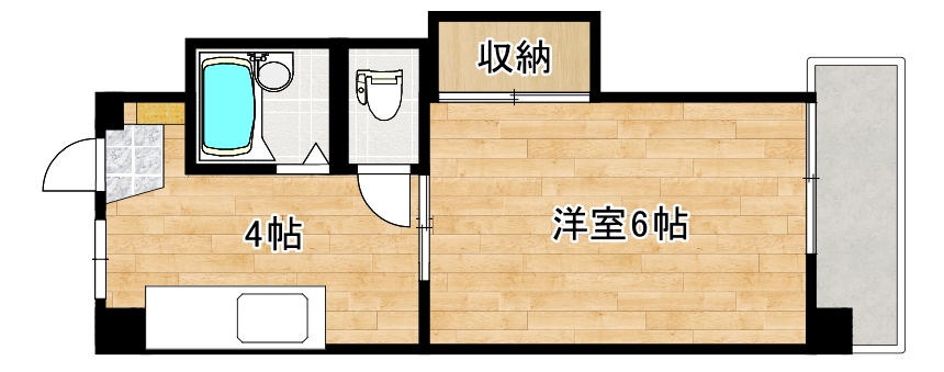 メゾンうえだの間取り