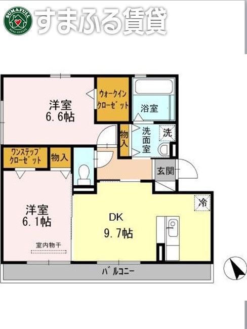 サウス・シャトーIIIの間取り