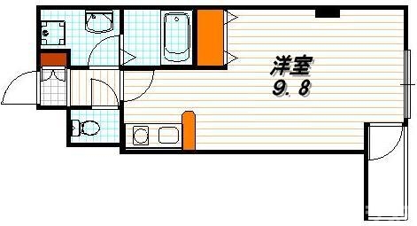 サンフローラ丸太町の間取り