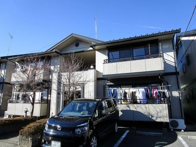 狭山市富士見のアパートの建物外観