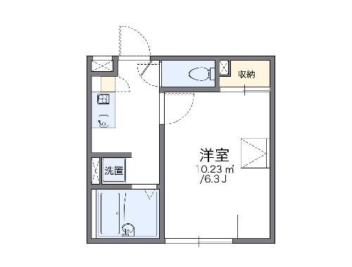 【鶴ヶ島市脚折町のアパートの間取り】