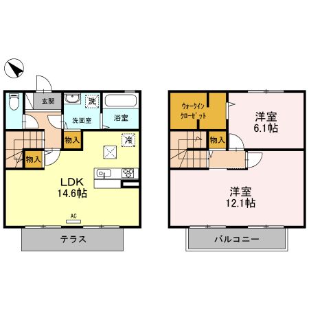 【ミッテルドルフIIの間取り】