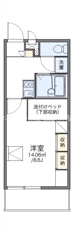 レオパレスカサ　エスペランサの間取り