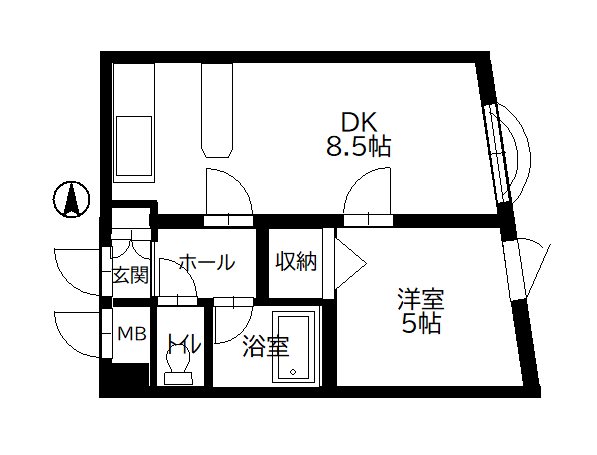 トライアングル3の間取り