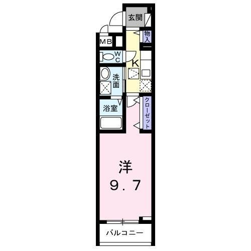 リバーバッグ2の間取り