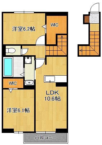 Ｄ－ＲＯＯＭ大原の間取り