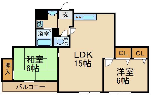 エスポワール今津の間取り