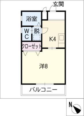 レインボウハイムの間取り