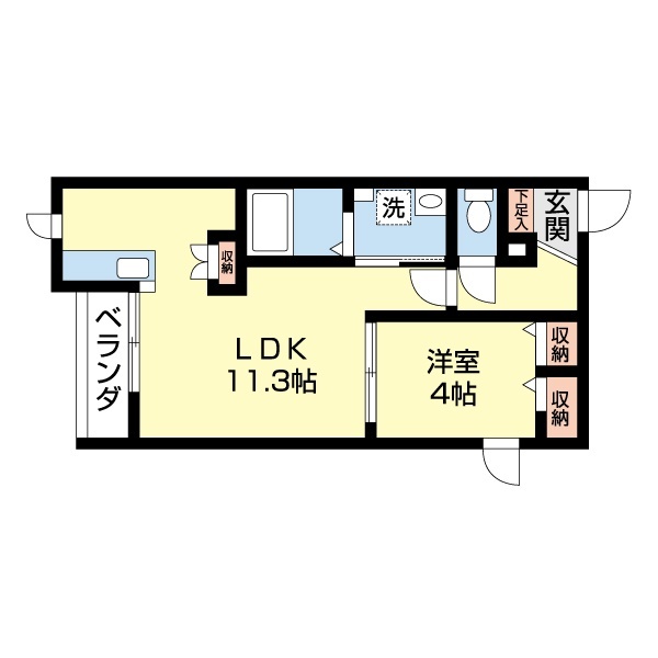 ＲＥＳＩＤＥＮＣＥ　ＮＡＫＡＪＩＭＡＧの間取り