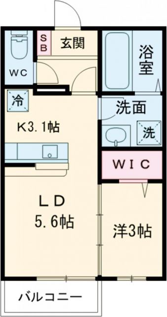 クレールの間取り