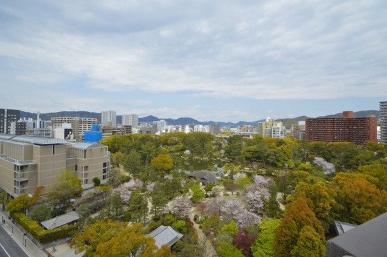 【広島市中区上幟町のマンションの眺望】