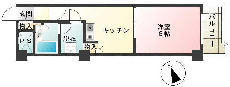 ライオンズガーデン新宿の間取り