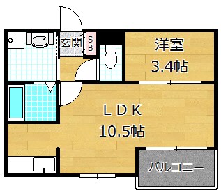 アーバン香里ヶ丘の間取り