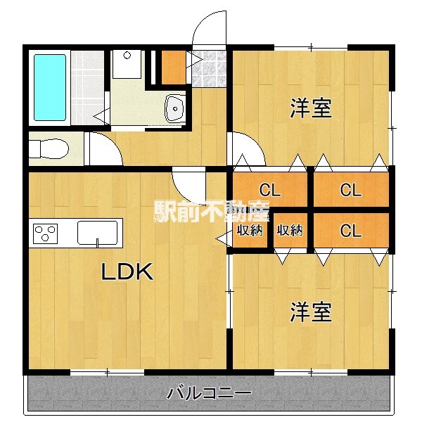 クリントブロン１の間取り