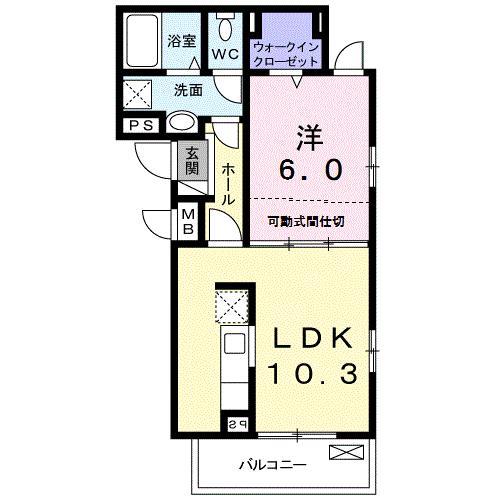 エレガントコーエイ　IIの間取り