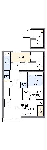 レオパレス天草IIの間取り