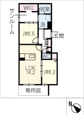 仮）徳次町シャーメゾンの間取り