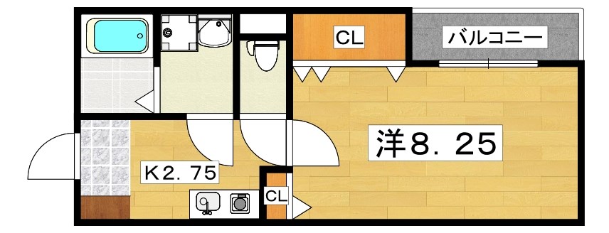 シエルグランデ町楠葉の間取り