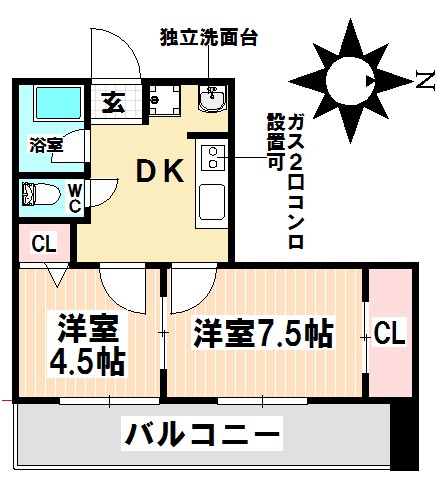 天池ビルの間取り