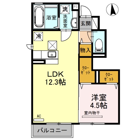 【ヴァン・フレ川上の間取り】