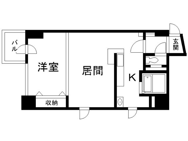 パークヒルズ大通中央の間取り