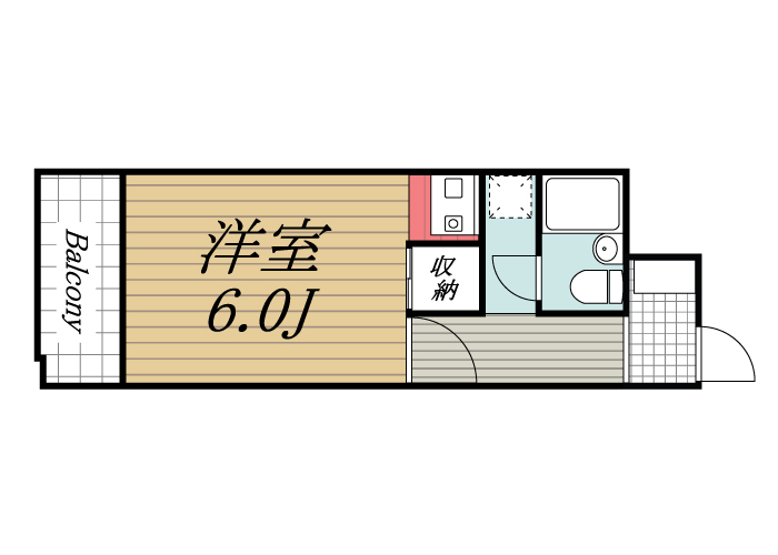 印西市高花のマンションの間取り